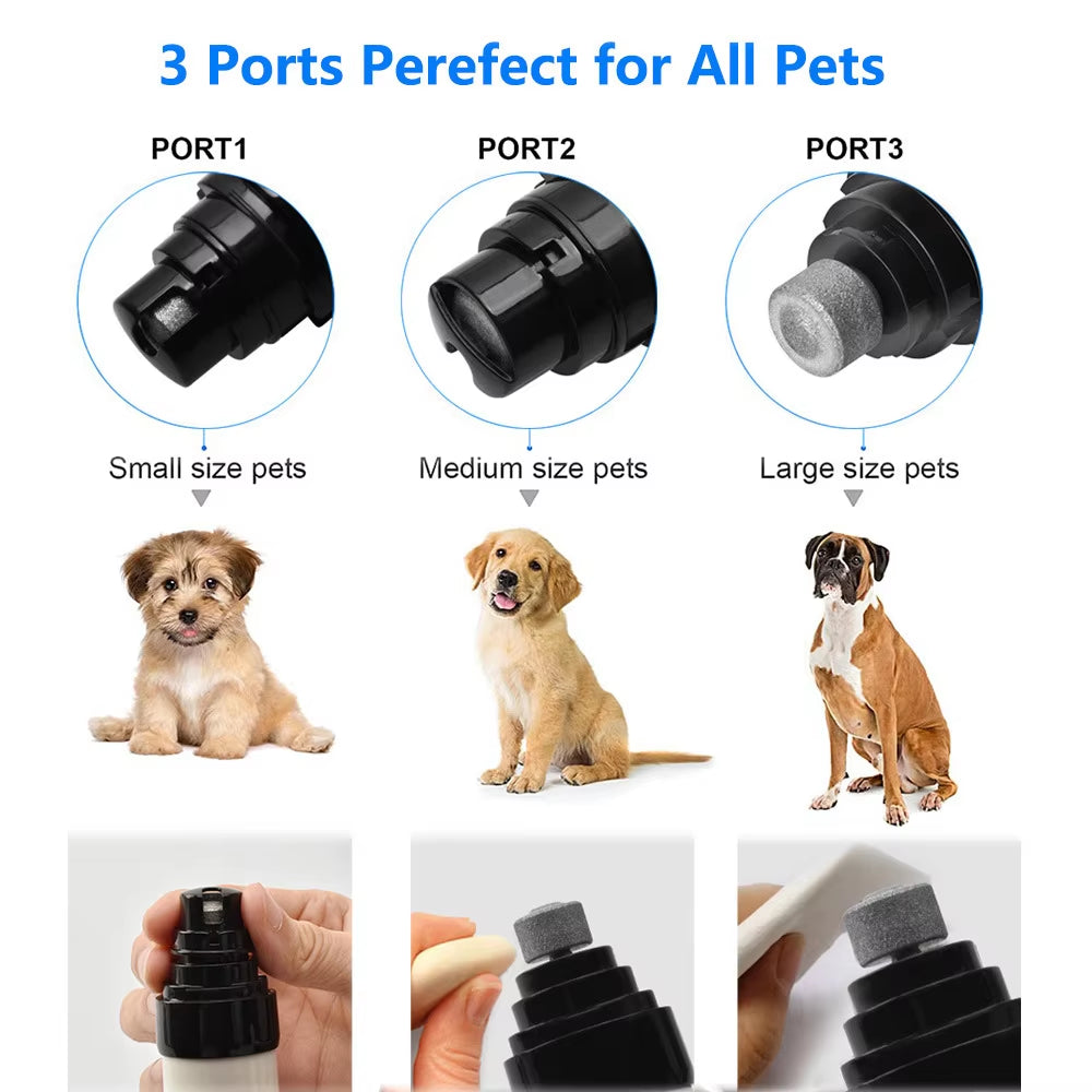 New Electric Dog Nail Clippers for Dog Nail Grinders USB Charging Rechargeable Pet Quiet Cat Paws Grooming Nail Trimmer Tools