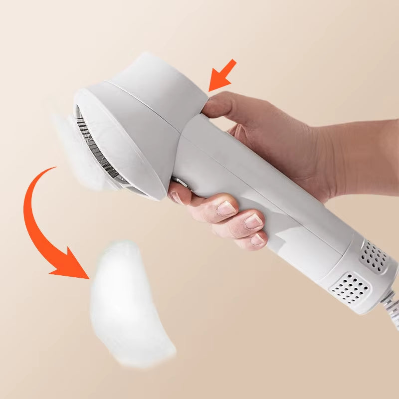 Low Noise Pet Hair Dryer with Slicker Brush Portable Hair Dryer Blower Adjustable Temp Blow Dryer for Cat Dog Pet Grooming Tool